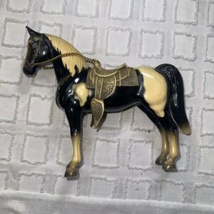 Breyer Steha Krol Horse Mare Pony Paint Pinto Ponies Plastic 1960 saddle No Mark